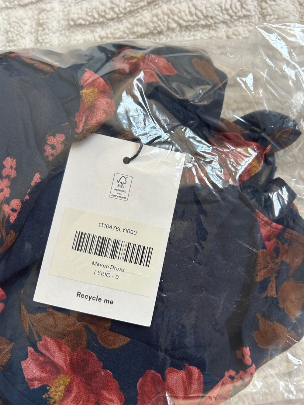 Reformation Maven Dress Blue - Size 0 - Picture 5 of 9